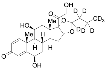 6Beta-Hydroxy Budesonide-d8 - image 1