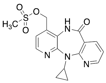 11-Cyclopropyl-5,11-dihydro-4-[[(methylsulfonyl)oxy]methyl]-6H-dipyrido[3,2-b:2',3'-e][1,4]diazepin-6-one - image 1