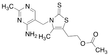 5-[2-(Acetyloxy)ethyl]-3-[(4-amino-2-methyl-5-pyrimidinyl)methyl]-4-methyl-2(3H)-thiazolethione - image 1