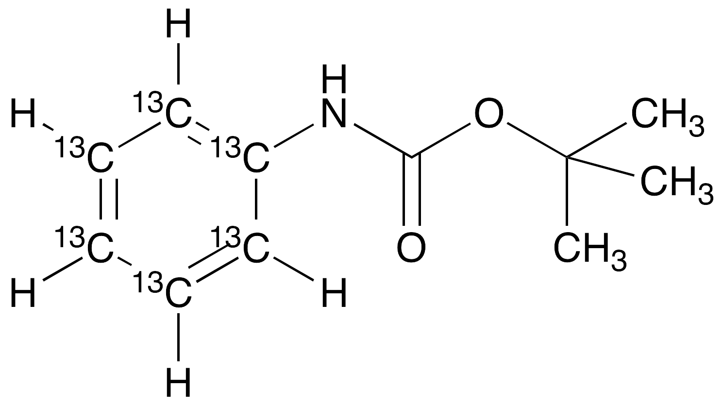 N-(tert-Butoxycarbonyl)aniline-13C6 - image 1