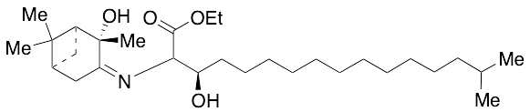 3-Hydroxy-2-[(E)-[(1S,2S,5S)-2-hydroxy-2,6,6-trimethylbicyclo[3.1.1]hept-3-ylidene]amino]-15-methyl-hexadecanoic Acid Ethyl Ester - image 1