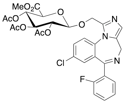 1’-Hydroxy Midazolam-Beta-D-glucuronide Triacetate Methyl Ester - image 1