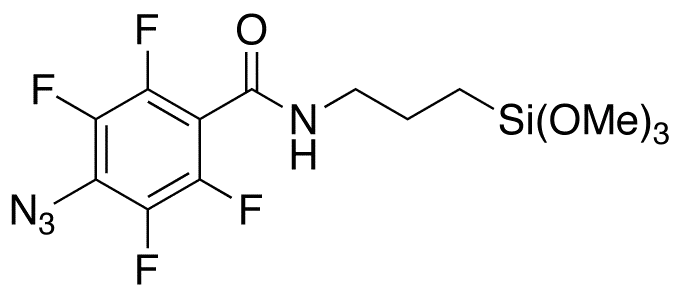 N-(3-Trimethoxysilylpropyl)-4-azido-2,3,5,6-tetrafluorobenzamide >90% - image 1