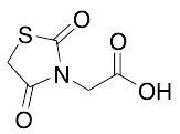 (2,4-Dioxo-thiazolidin-3-yl)acetic Acid - image 1