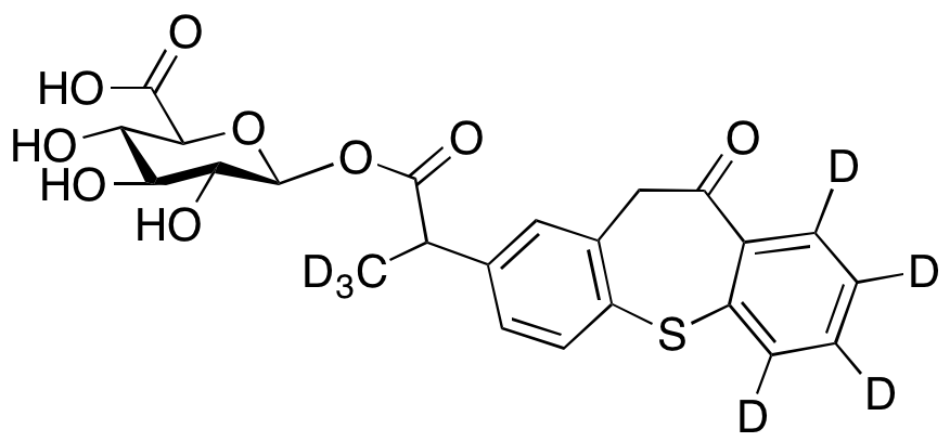 Zaltoprofen-d7 beta-D-Glucuronide - image 1