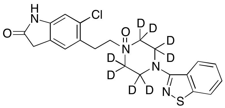 Ziprasidone N-Oxide-d8 - image 1