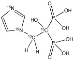 Zoledronic Acid-15N2,13C2 - image 1