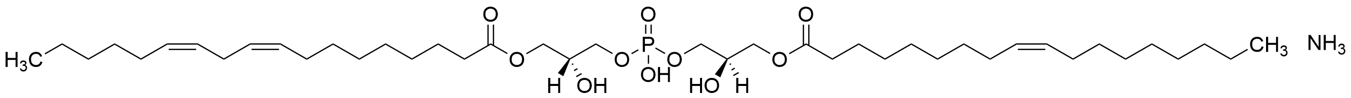 (R)-2-Hydroxy-3-((hydroxy((R)-2-hydroxy-3-(oleoyloxy)propoxy)phosphoryl)oxy)propyl (9Z,12Z)-octadeca-9,12-dienoate Ammonia Salt - image 1