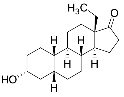 (3alpha,5beta)-13-Ethyl-3-hydroxygonan-17-one - image 1