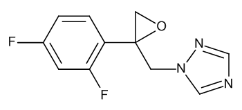 1-[2-(2,4-Difluorophenyl)-2,3-epoxypropyl]-1H-1,2,4-triazole - image 1