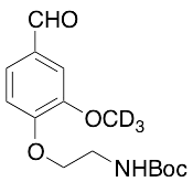 N-tert-Boc-2-(4-formyl-2-methoxyphenoxy)ethylamine-d3 - image 1
