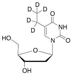 5-Ethyl-2’-deoxyuridine-d5 - image 1