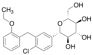 2S,3R,4R,5S,6R)-2-(4-Chloro-3-(2-ethoxybenzyl)phenyl)-6-(hydroxymethyl)tetrahydro-2H-pyran-3,4,5-triol, >90% - image 1