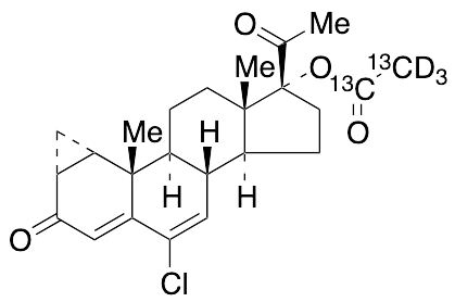 Cyproterone Acetate-13C2,d3 - image 1