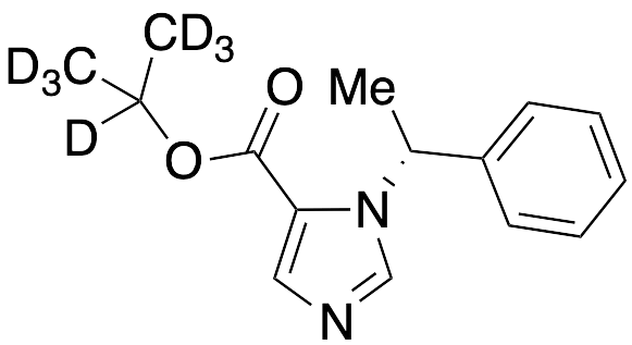 (R)-Isopropyl 1-(1-phenylethyl)-1H-imidazole-5-carboxylate-D7 - image 1