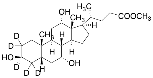 (3b,5b,7a,12a)-3,7,12-Trihydroxycholan-2,2,3,4,4-d5-24-oic Acid Methyl Ester - image 1