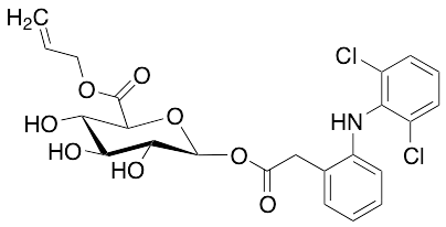Diclofenac Acyl-beta-D-glucuronide Allyl Ester - image 1
