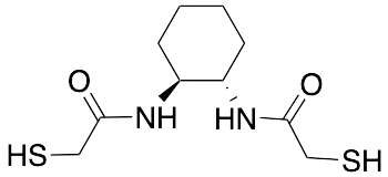 (+/-)-trans-1,2-Bis(2-mercaptoacetamido)cyclohexane - image 1