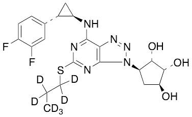 Deshydroxyethoxy Ticagrelor-d7 - image 1
