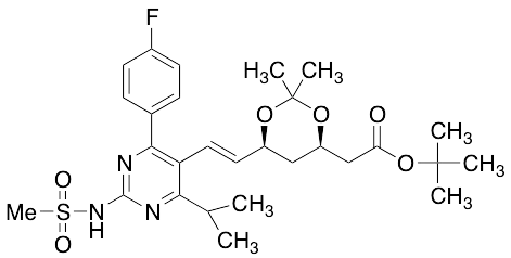 tert-Butyl-7-[4-(4-fluorophenyl)-6-isopropyl-2-mesylaminopyrimidin-5-yl]-(3R,5S)-isopropylidine-(E)-6-heptenoate - image 1