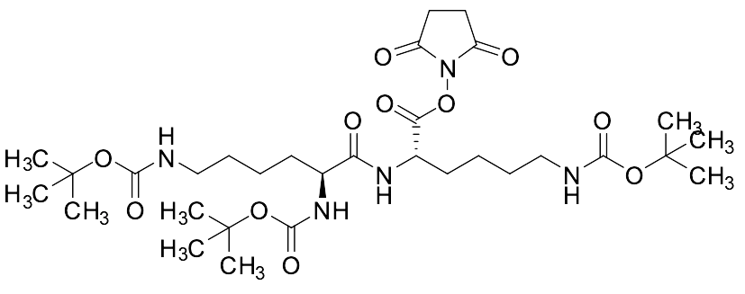 N2,N6-Bis[(1,1-dimethylethoxy)carbonyl]-L-lysyl-N6-[(1,1-dimethylethoxy)carbonyl]-L-lysine 2,5-Dioxo-1-pyrrolidinyl Ester - image 1
