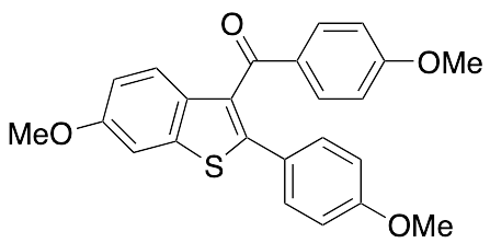 [6-Methoxy-2-(4-methoxyphenyl)benzo[b]thien-3-yl][4-methoxyphenyl]methanone - image 1