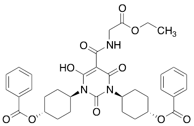 2-Ethyl N1,N3-Bis(descyclohexyl) N1,N3-Bis(trans-Cyclohexyl) Daprodustat 4-Dibenzoate - image 1