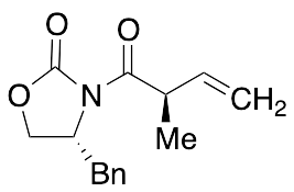 (R)-4-Benzyl-3-((R)-2-methylbut-3-enoyl)oxazolidin-2-one - image 1