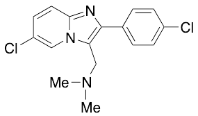 6-Chloro-2-(4-chlorophenyl)-N,N-dimethylimidazo[1,2-a]pyridine-3-methanamine - image 1