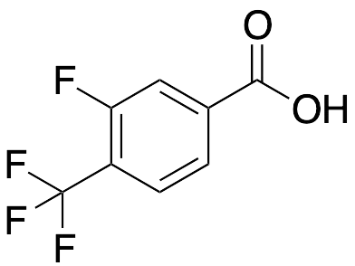 3-Fluoro-4-(trifluoromethyl)benzoic acid - image 1