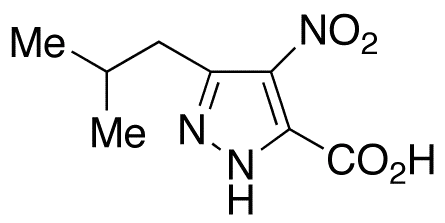 5-Isobutyl-4-nitro-1H-pyrazole-3-carboxylic Acid - image 1