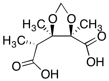 (2R,3R,4R)-2,3,4-Trimethyl-2,3-(methylenedioxy)pentanedioic Acid - image 1