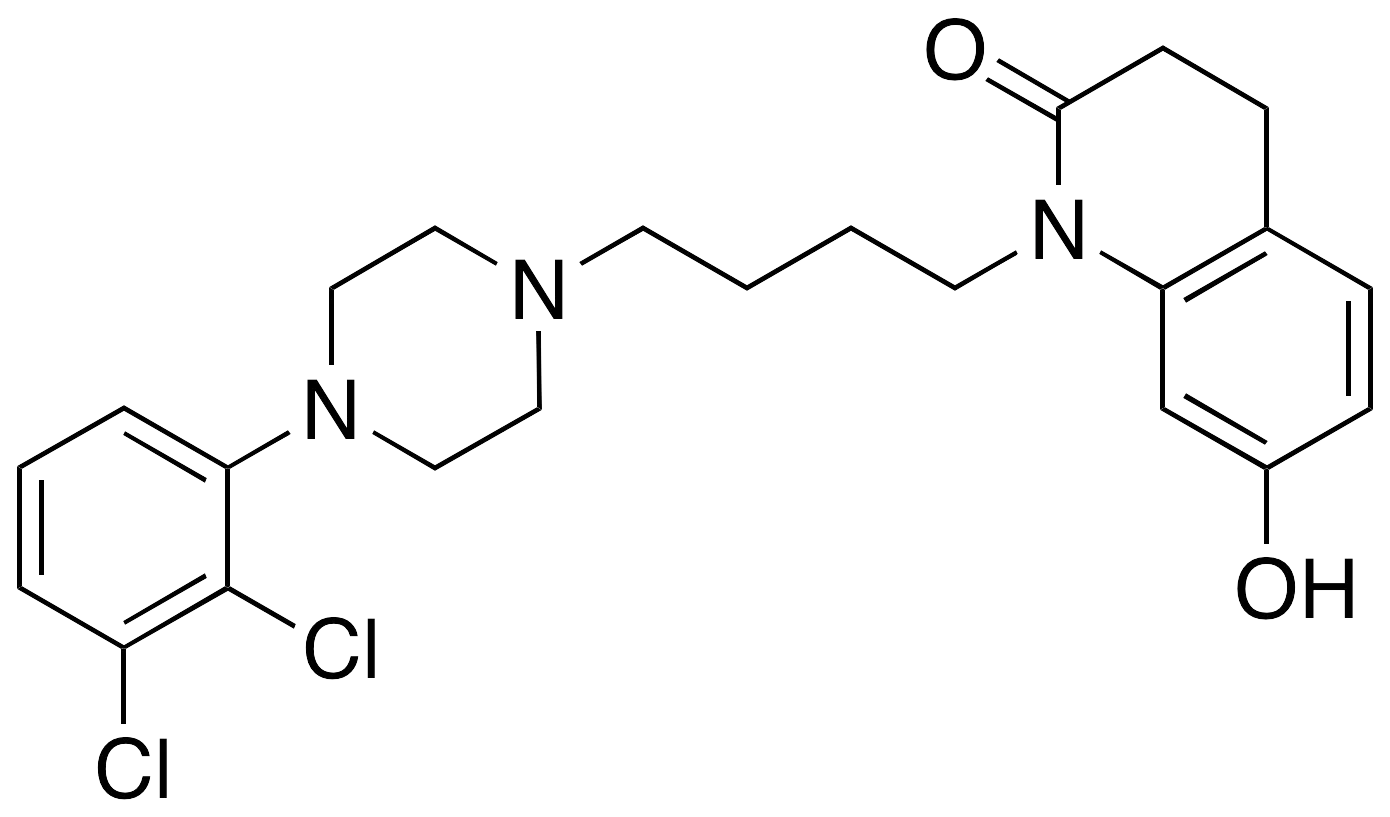 1-[4-[4-(2,3-Dichlorophenyl)piperazin-1-yl]butyl-7-hydroxy-3,4-dihydro Carbostyril (Aripiprazole Impurity) - image 1