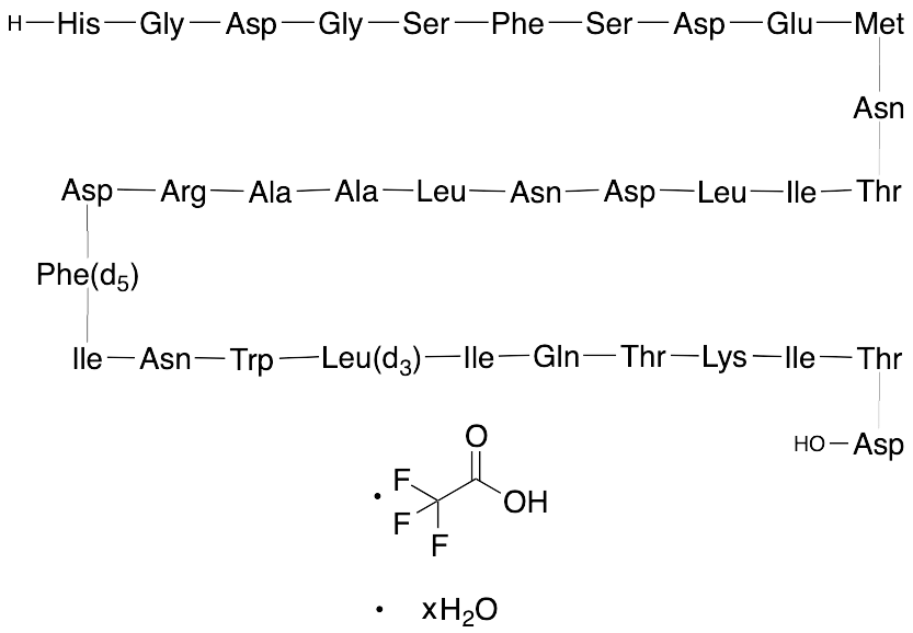 Teduglutide-d8 (Leu-d3+Phe-d5) - image 1