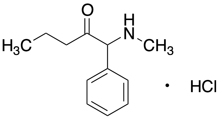 1-(Methylamino)-1-phenyl-2-pentanone Hydrochloride (1.0 mg/mL in Methanol) - image 1