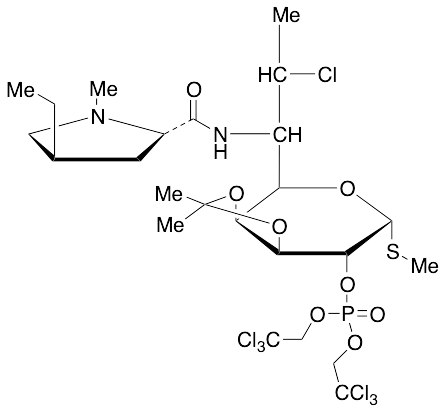 3,4-O-Isopropylidene Clindamycin B 2-[Bis(2,2,2-trichloroethyl)phosphate] - image 1