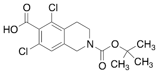 2-(tert-Butoxycarbonyl)-5,7-dichloro-1,2,3,4-tetrahydroisoquinoline-6-carboxylic Acid - image 1
