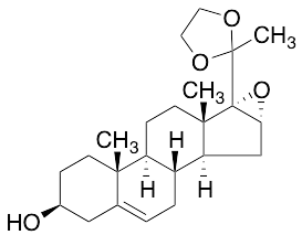 (3b,16a)-16,17-Epoxy-3-hydroxy-pregn-5-en-20-one Cyclic 1,2-Ethanediyl Acetal - image 1
