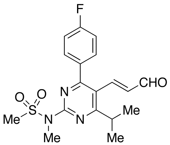 N-[4-(4-Fluorophenyl)-6-(1-methylethyl)-5-[(1E)-3-oxo-1-propenyl]-2-pyrimidinyl]-N-methyl-methanesulfonamide - image 1