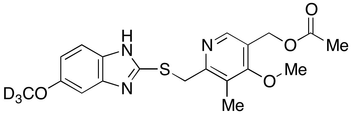 S-Deoxy-5-Hydroxy Acetate Omeprazole-d3 - image 1