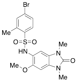 4-Bromo-N-(2,3-dihydro-6-methoxy-1,3-dimethyl-2-oxo-1H-benzimidazol-5-yl)-2-methylbenzenesulfonamide - image 1