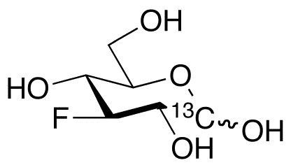 3-Deoxy-3-fluoro-D-glucose-1-13C - image 1