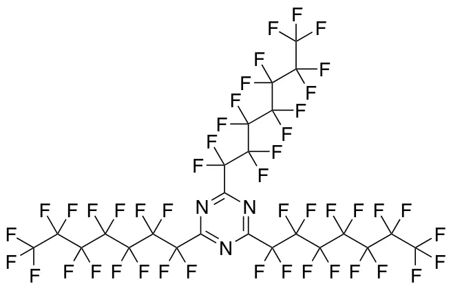 2,4,6-Tris(pentadecafluoroheptyl)-1,3,5-triazine - image 1