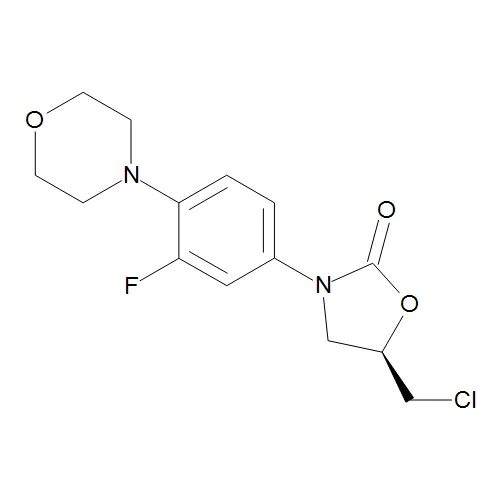 (R)-5-(Chloromethyl)-3-(3-fluoro-4-morpholinophenyl)oxazolidin-2-one - image 1
