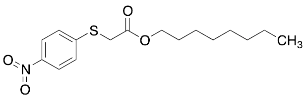 2-[(4-Nitrophenyl)thio]-acetic Acid Octyl Ester - image 1
