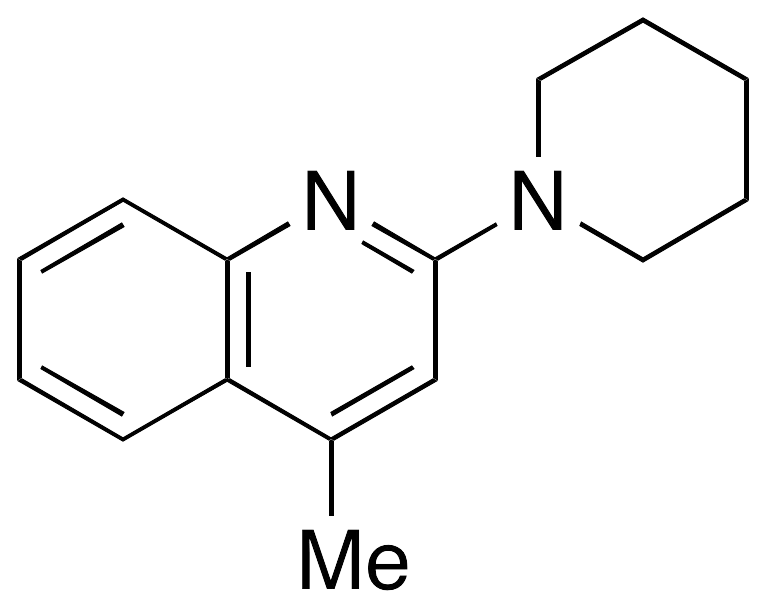 4-Methyl-2-(1-piperidinyl)-quinoline - image 1