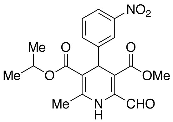 4-(3-Nitrophenyl)-2-formyl-6-methyl-1,4-dihydropyridine-3,5-dicarboxylic Acid 5-Isopropyl Ester 3-Methyl Ester - image 1