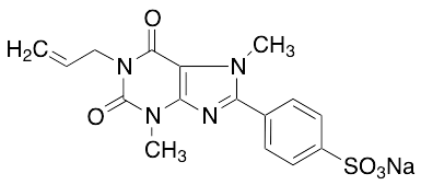 1-Allyl-3,7-dimethyl-8-p-sulfophenylxanthine Sodium Salt - image 1