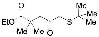 Ethyl 5-tert-Butylthio-2,2-dimethyl-4-oxopentanoate - image 1