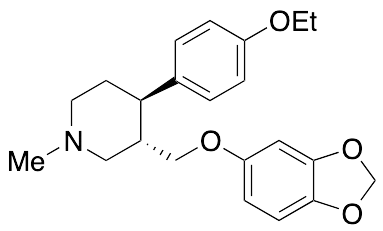 (3R,4S)-3-[(1,3-Benzodioxol-5-yloxy)methyl]-4-(4-ethoxyphenyl)-1-methylpiperidine - image 1